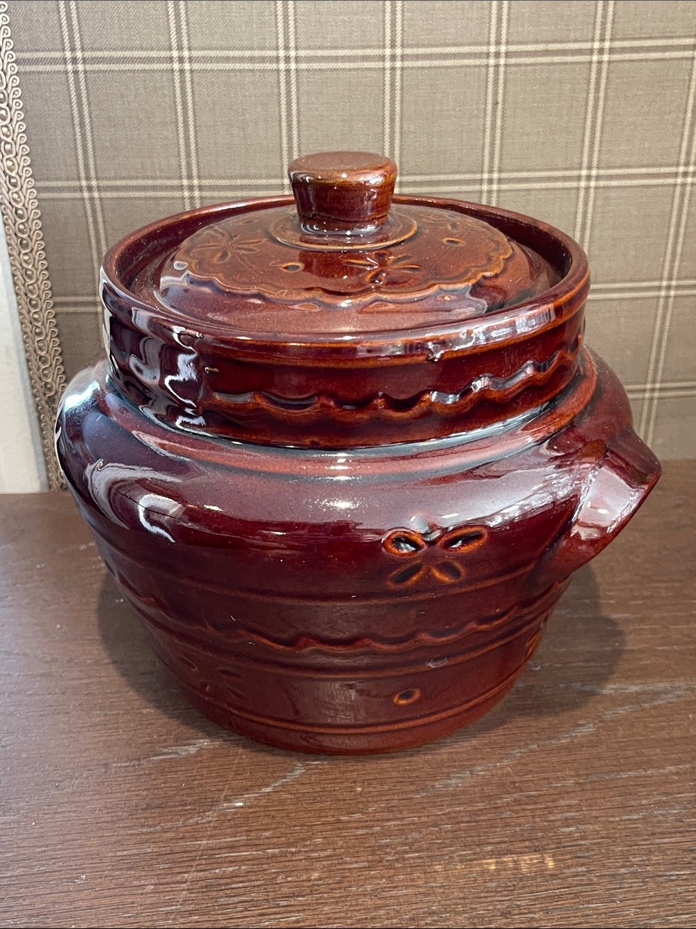 Marcrest Stoneware Bean Pot